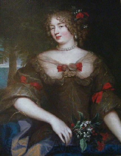 Pierre Mignard Portrait of Francoise Marguerite de Sevigne Germany oil painting art